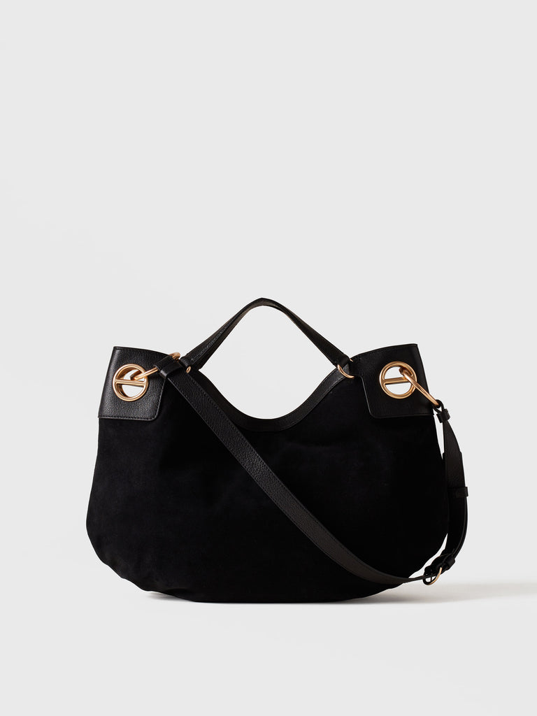 Borsa a mano in pelle - LONDON BORSA HOBO MEDIUM - Borbonese