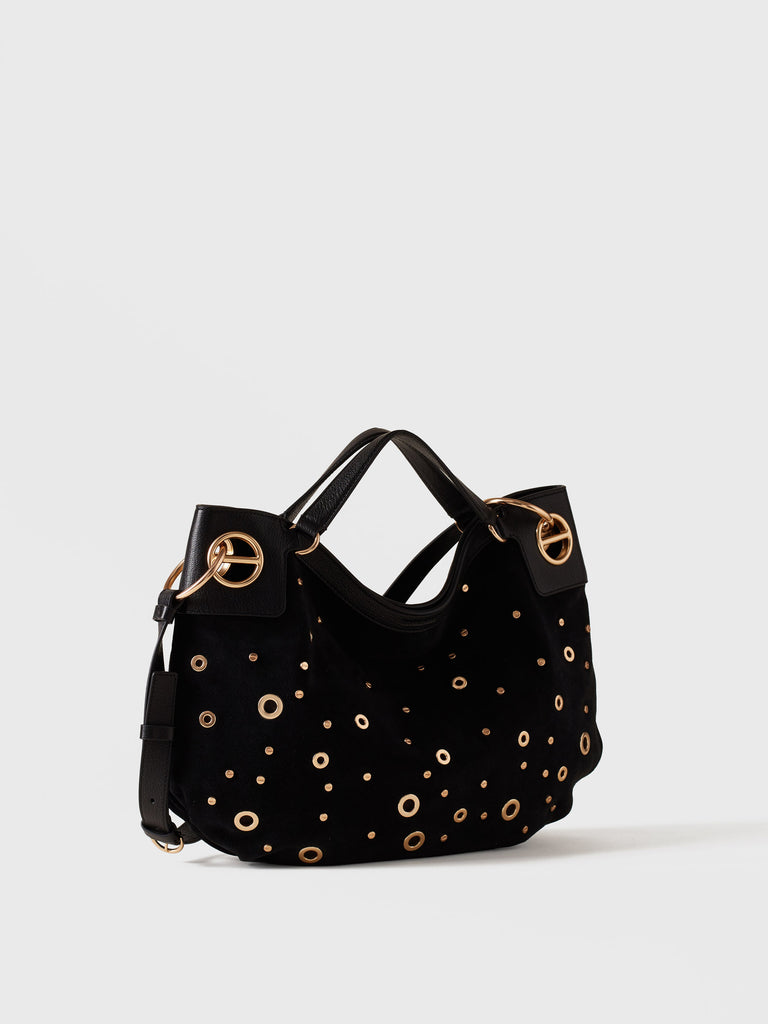 Borsa a mano in pelle - LONDON BORSA HOBO MEDIUM - Borbonese