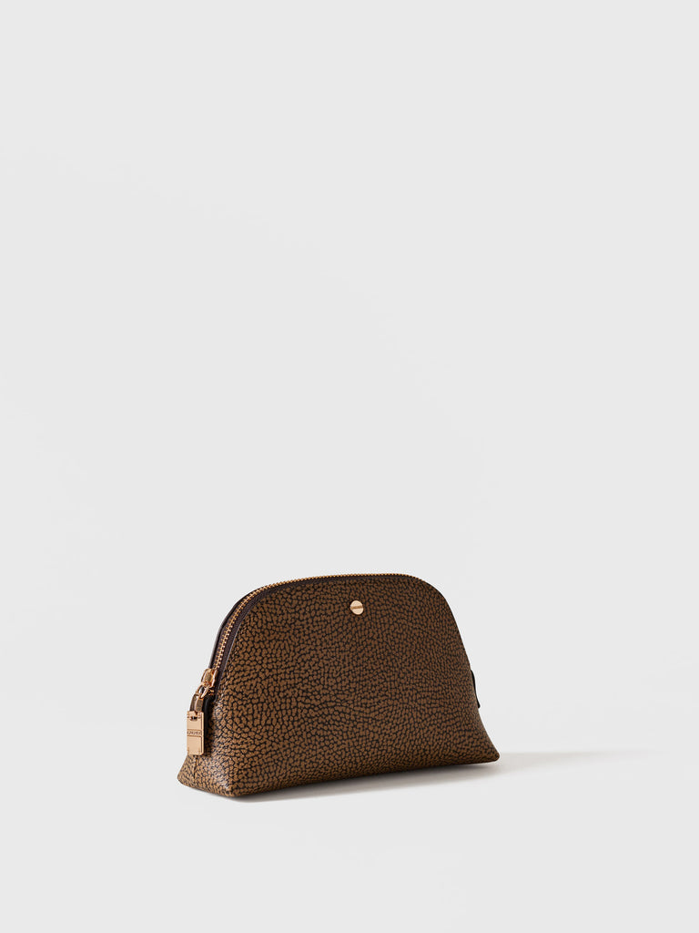 OP Coated Canvas Clutch - POUCH MEDIUM - Borbonese