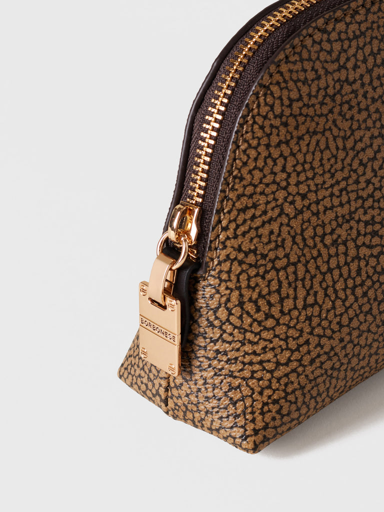 OP Coated Canvas Clutch - POUCH MEDIUM - Borbonese