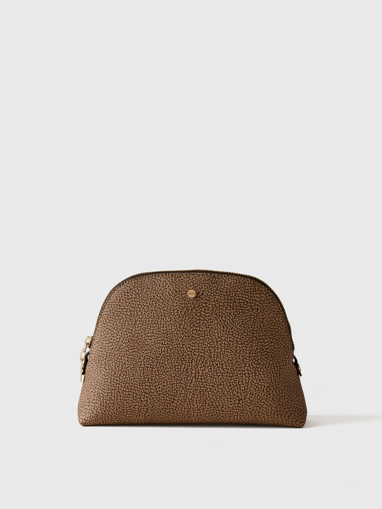 OP coated canvas pouch - POUCH LARGE - Borbonese