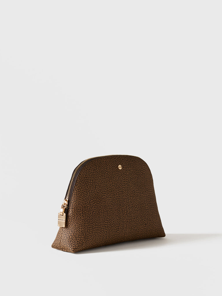OP coated canvas pouch - POUCH LARGE - Borbonese