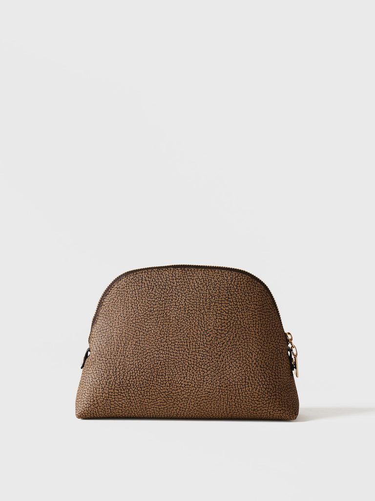 OP coated canvas pouch - POUCH LARGE - Borbonese