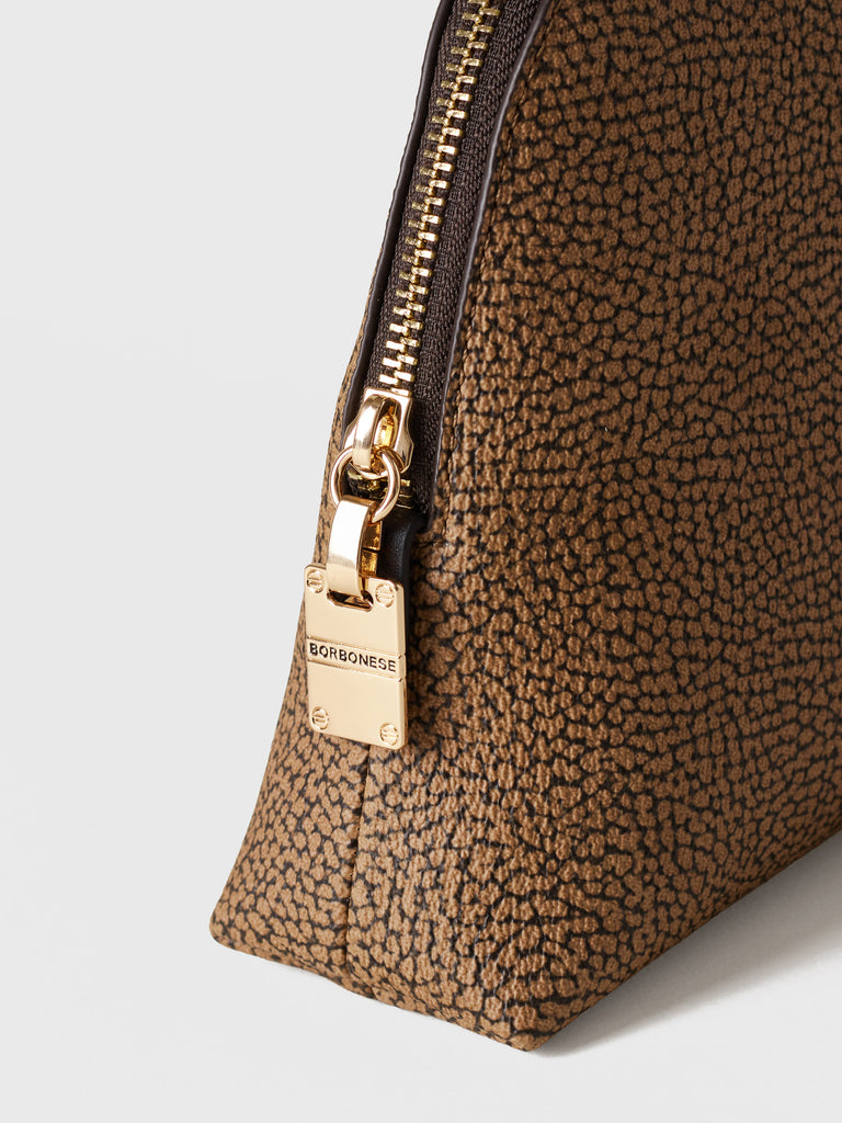 OP coated canvas pouch - POUCH LARGE - Borbonese