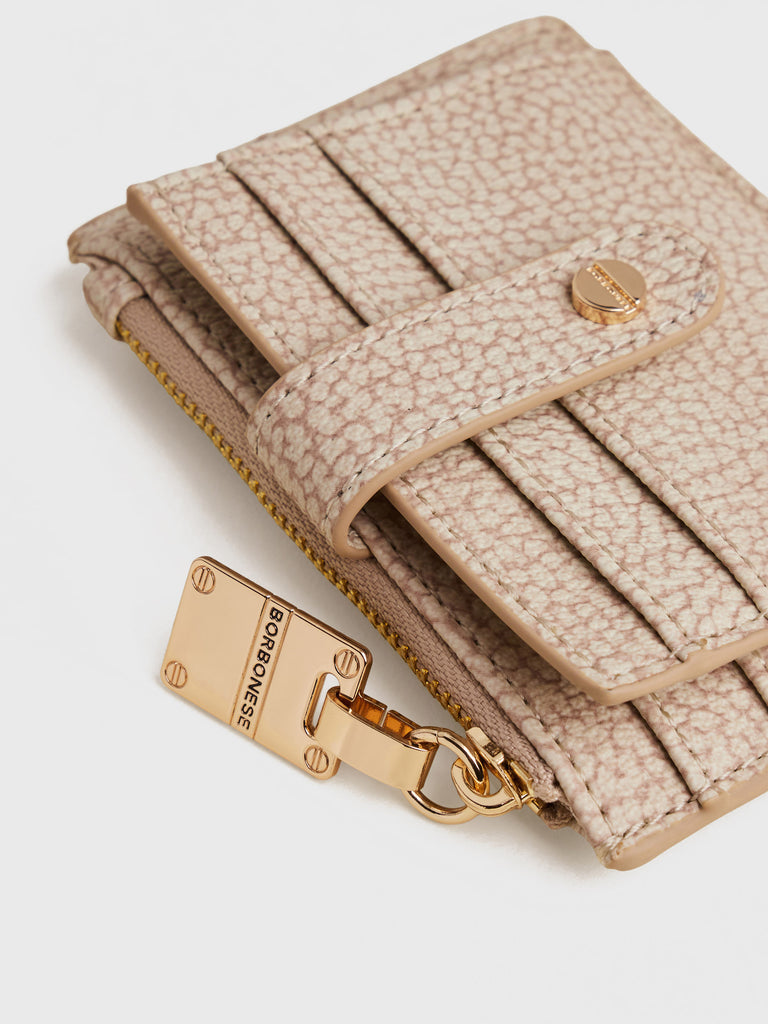 OP Coated Canvas card holder - CREDIT CARD HOLDER - Borbonese