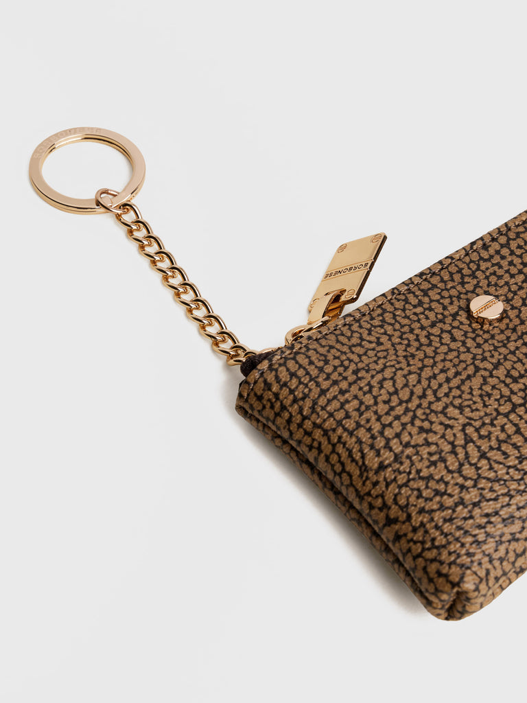 OP Coated Canvas key holder - KEY CASE - Borbonese