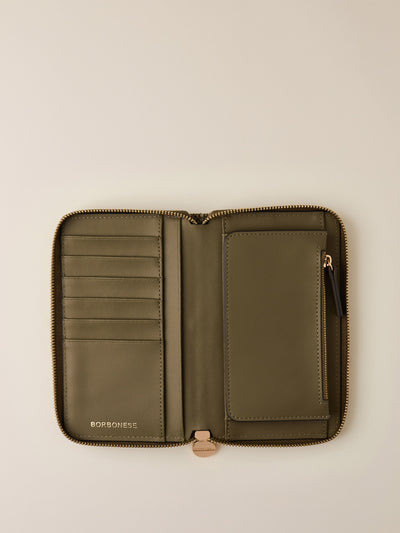 PORTAFOGLIO CLASSICA MEDIUM ZIP AROUND - Piccola pelletteria - Borbonese