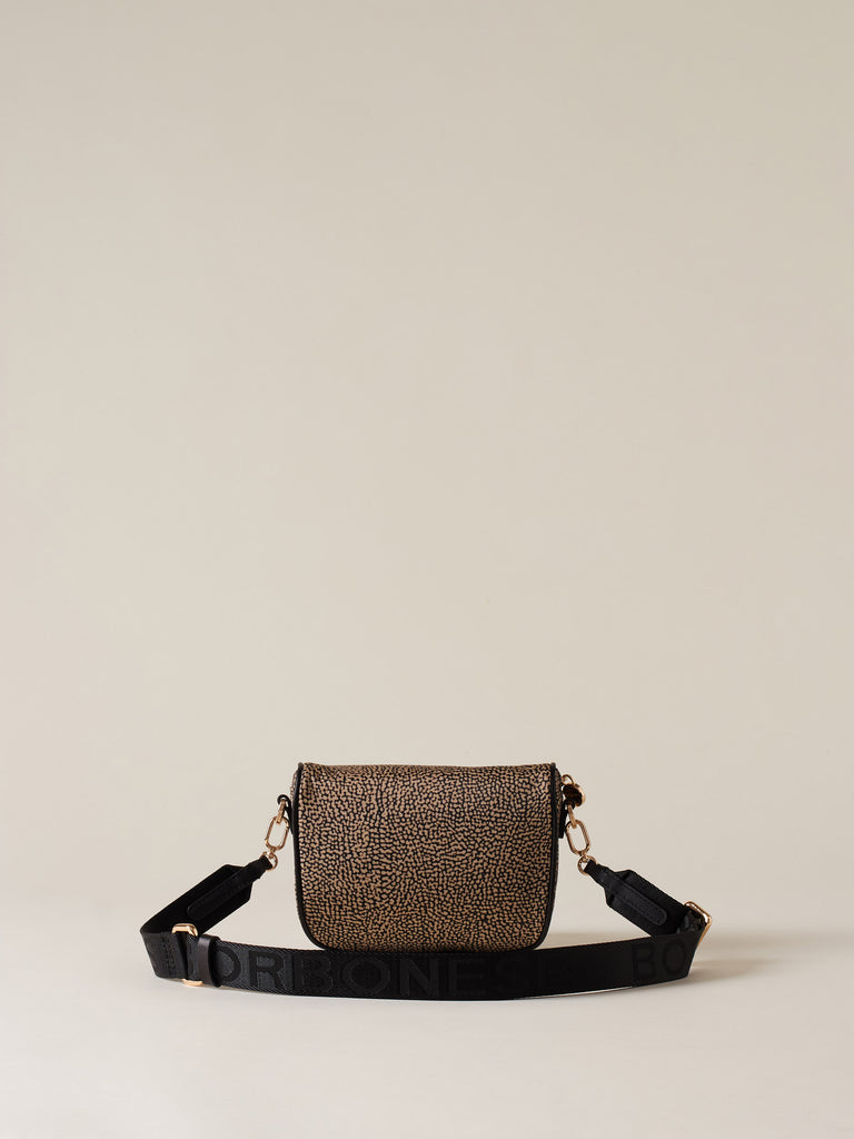 Marsupio in Tessuto riciclato Op e Pelle - MARSUPIO MINI - Borbonese