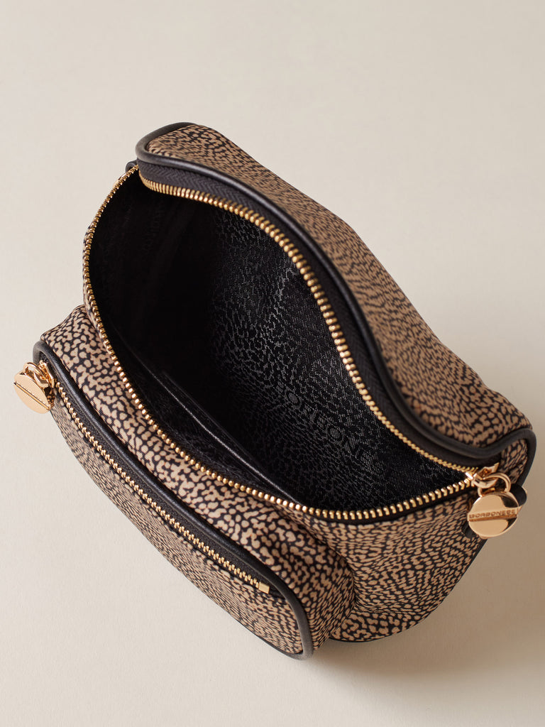 Marsupio in Tessuto riciclato Op e Pelle - MARSUPIO MINI - Borbonese