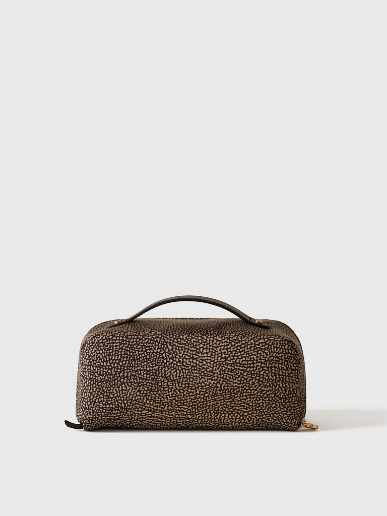 Beauty case in Tessuto riciclato Op e Pelle - CLASSICA BEAUTY CASE - Borbonese