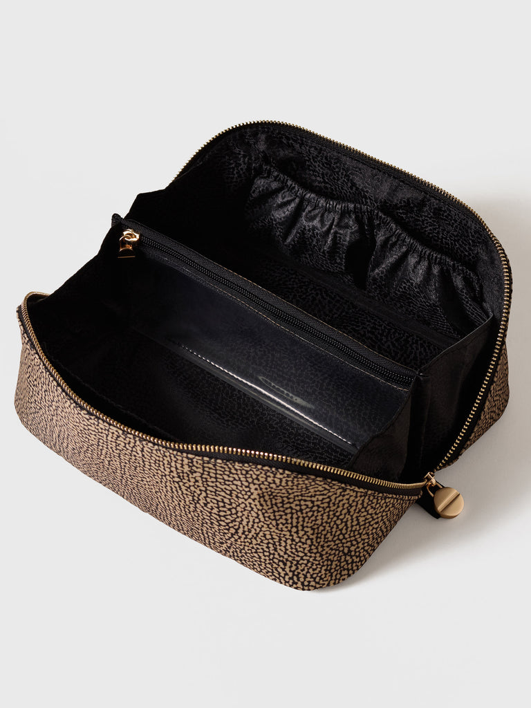 Beauty case in Tessuto riciclato Op e Pelle - CLASSICA BEAUTY CASE - Borbonese
