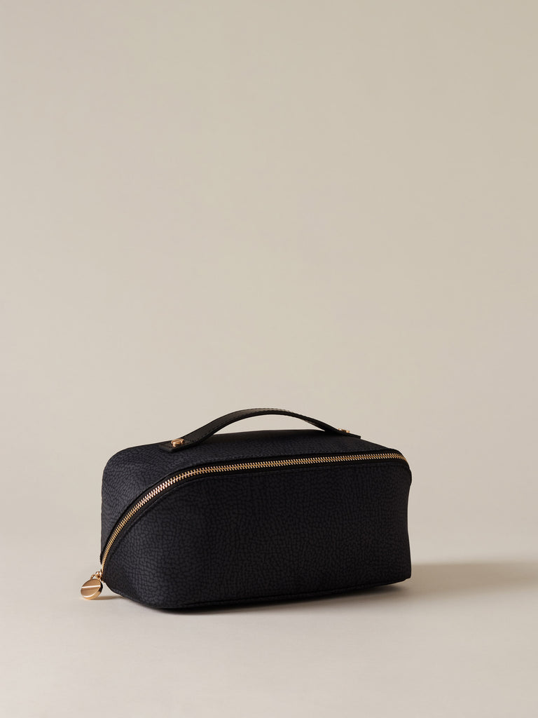 Beauty case in Tessuto riciclato Op e Pelle - CLASSICA BEAUTY CASE - Borbonese