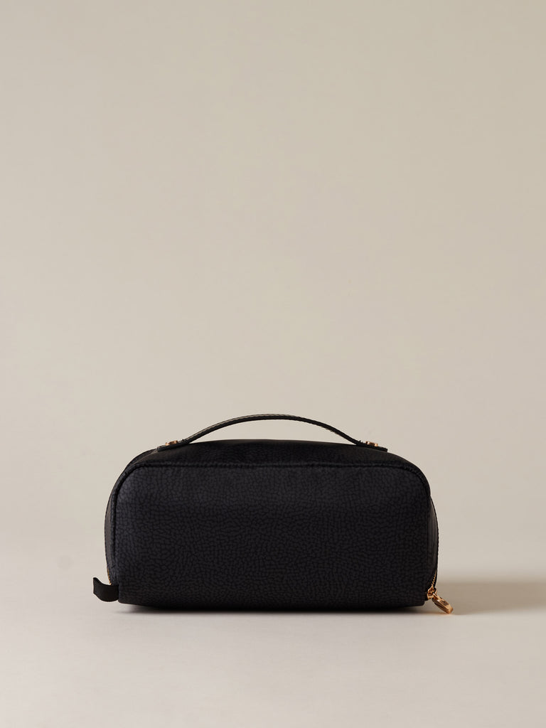 Beauty case in Tessuto riciclato Op e Pelle - CLASSICA BEAUTY CASE - Borbonese