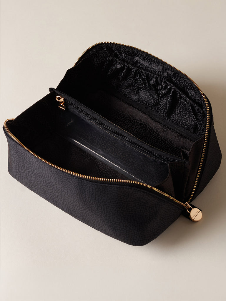 Beauty case in Tessuto riciclato Op e Pelle - CLASSICA BEAUTY CASE - Borbonese