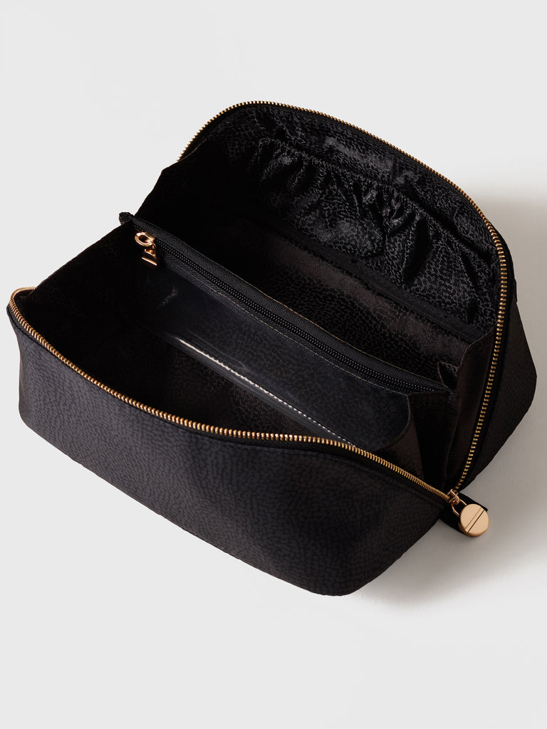 Beauty case in Tessuto riciclato Op e Pelle - CLASSICA BEAUTY CASE - Borbonese