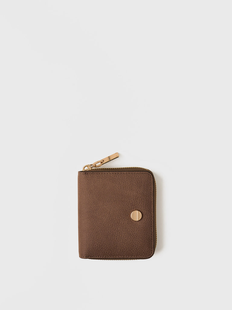 Leather Wallet - SMALL ZIP AROUND WALLET - Borbonese