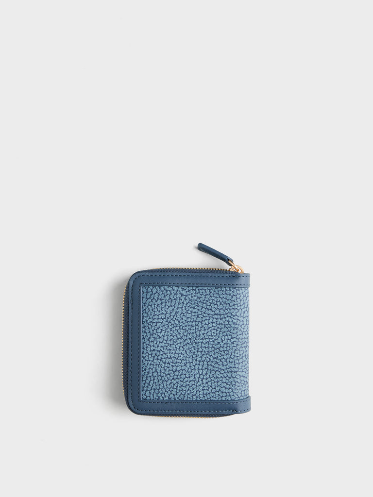 Op Coated Canvas Wallet - SMALL ZIP AROUND SHEET - Borbonese