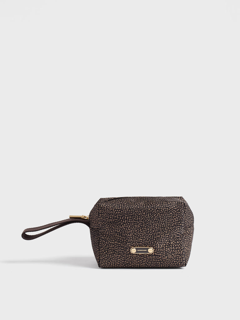 Beauty di Tessuto riciclato Op - BEAUTY CASE SMALL - Borbonese
