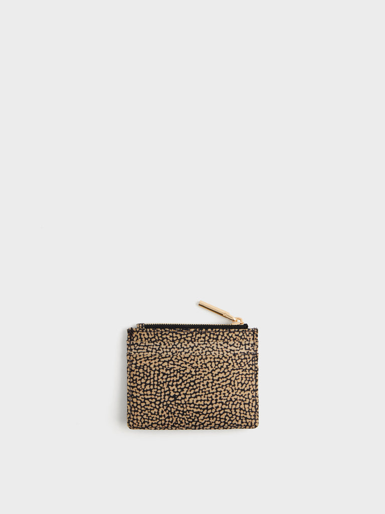 Card and coin pouch in recycled fabric Op - CARD ENVELOPE - Borbonese