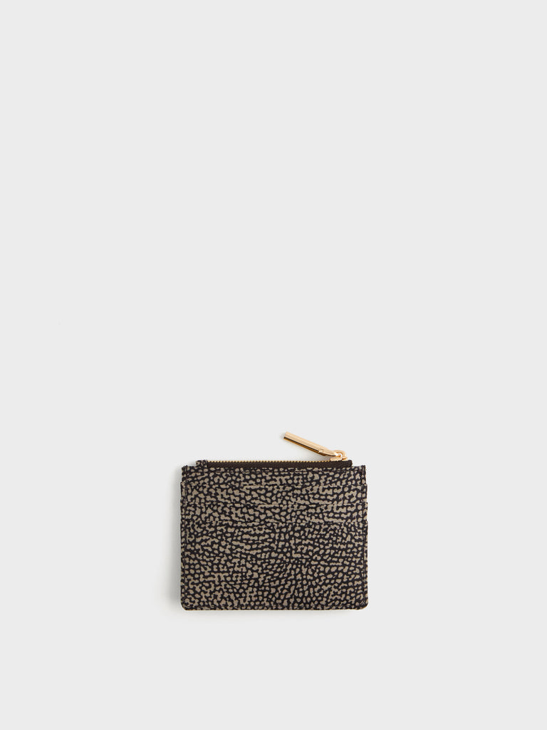 Card and coin pouch in recycled fabric Op - CARD ENVELOPE - Borbonese
