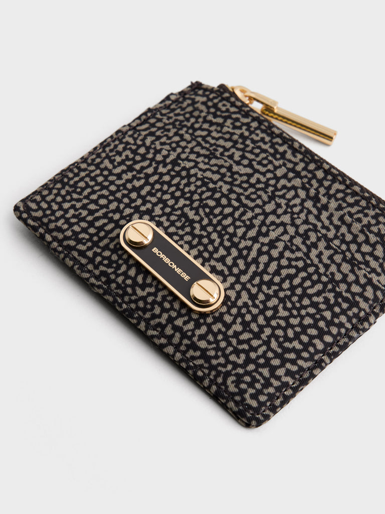Card and coin pouch in recycled fabric Op - CARD ENVELOPE - Borbonese