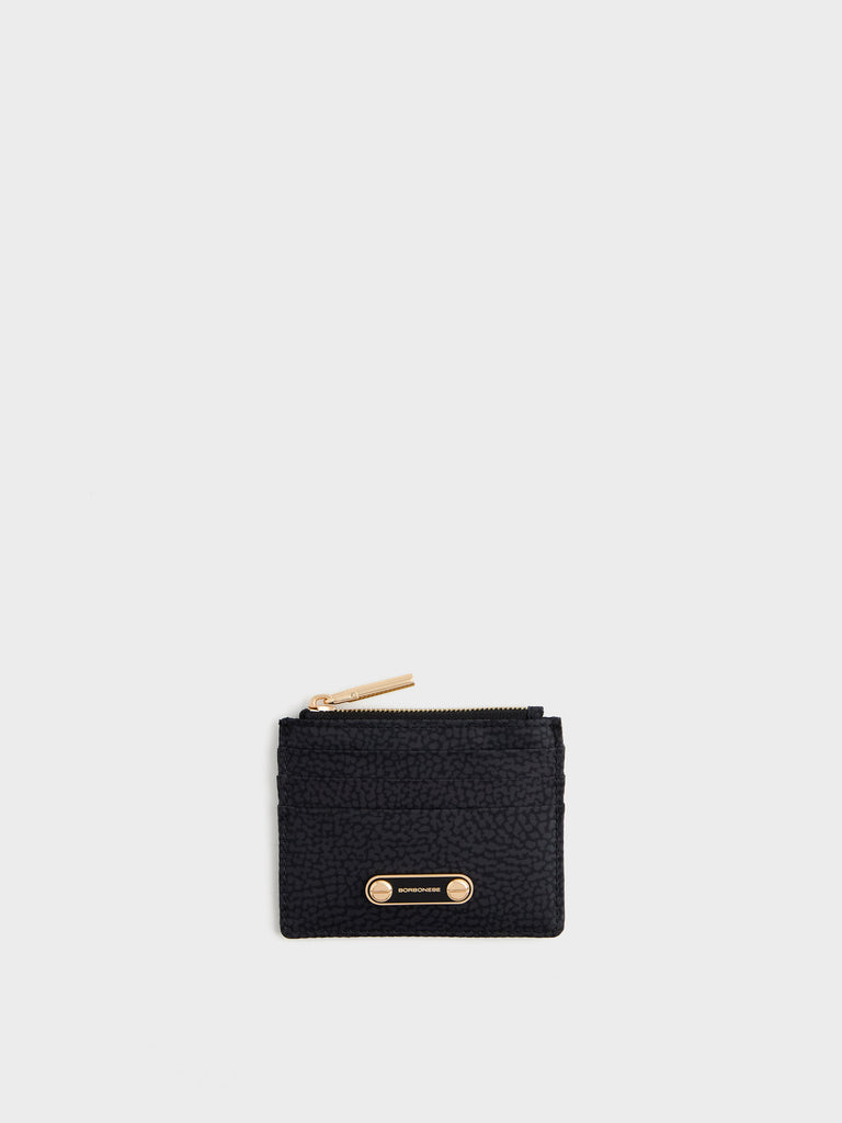 Card and coin pouch in recycled fabric Op - CARD ENVELOPE - Borbonese