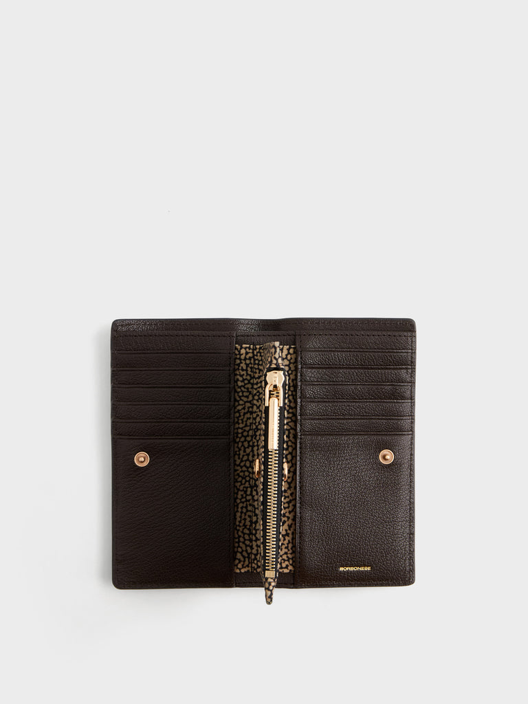 Leather Wallet - MEDIUM WALLET - Borbonese