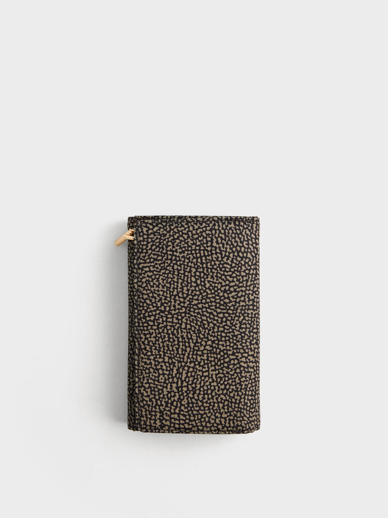 Op fabric Wallet - MEDIUM WALLET WITH FLAP - Borbonese