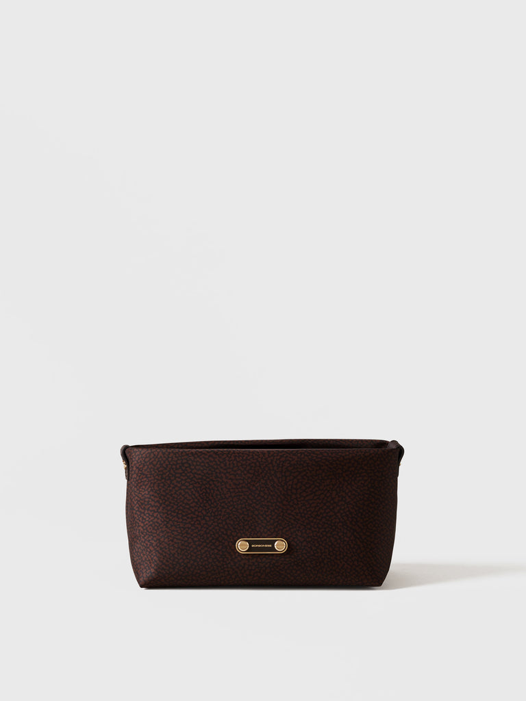 Op fabric and Leather - MEDIUM SACHET - Borbonese