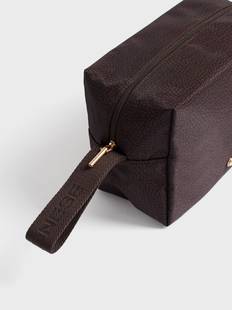 Beauty di Tessuto riciclato Op - BEAUTY CASE LARGE - Borbonese