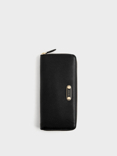 LARGE ZIP AROUND SLIM WALLET - Small Leather Goods - Borbonese