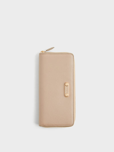 LARGE ZIP AROUND SLIM WALLET - Small Leather Goods - Borbonese