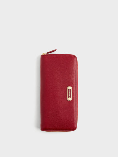 LARGE ZIP AROUND SLIM WALLET - Small Leather Goods - Borbonese