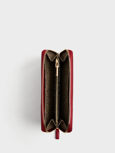 LARGE ZIP AROUND SLIM WALLET - Small Leather Goods - Borbonese