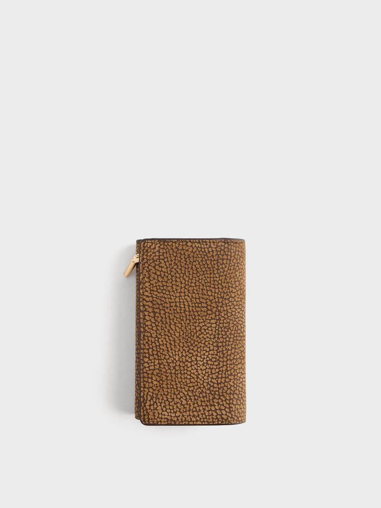 Leather Wallet - MEDIUM WALLET WITH FLAP - Borbonese