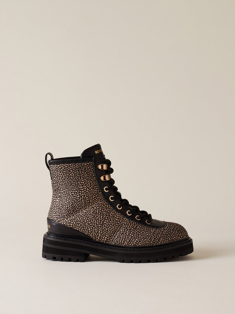 Recycled OP Fabric Boots - ANKLE BOOTS - Borbonese