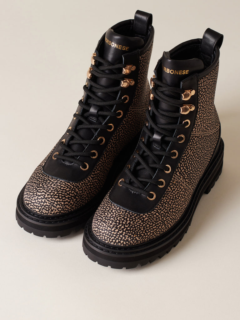 Recycled OP Fabric Boots - ANKLE BOOTS - Borbonese