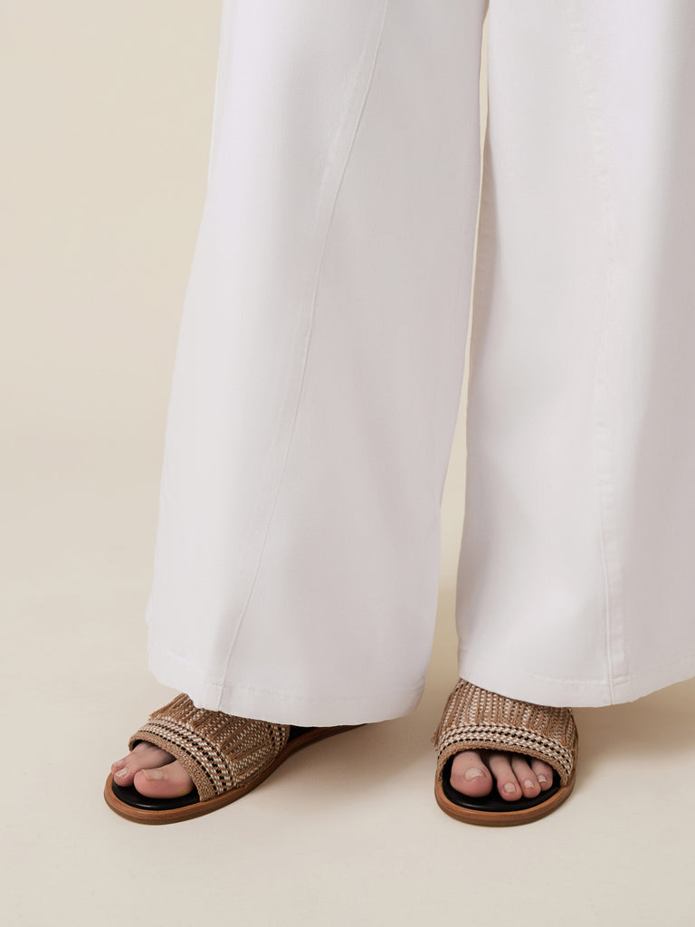 Jacquard Fabric Slipper - FLAT SANDAL - Borbonese