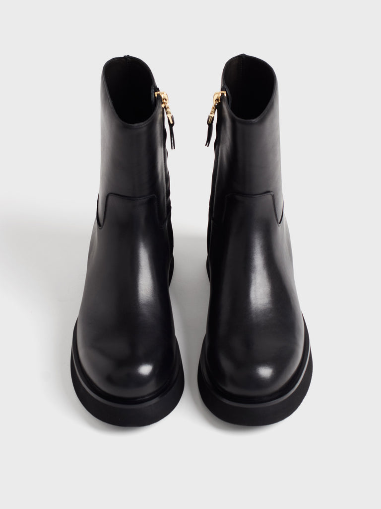 Leather Ankle Boot - ANKLE BOOTS - Borbonese