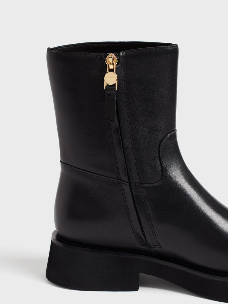 Leather Ankle Boot - ANKLE BOOTS - Borbonese