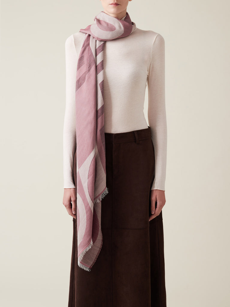 Wool Blend Scarf - STOLE - Borbonese