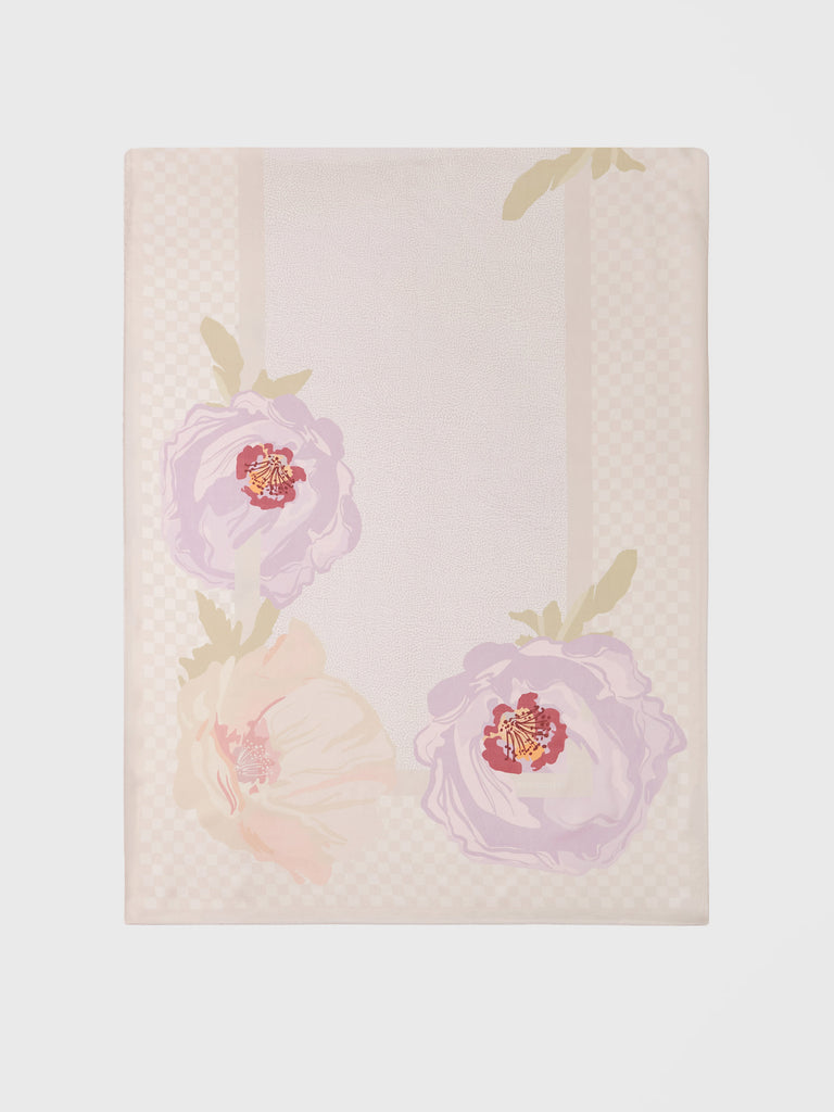 Cotton and Silk Scarf - 65 X 65 SCARF - Borbonese