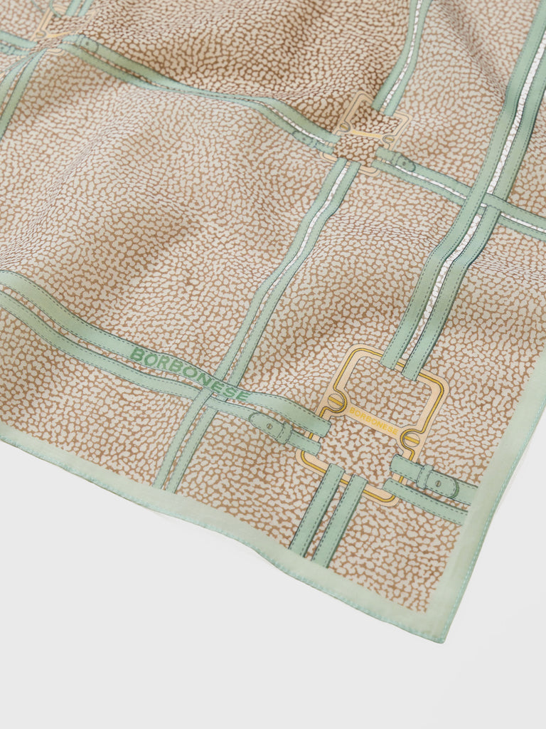 Cotton and Silk Scarf - 40 X 40 SCARF - Borbonese