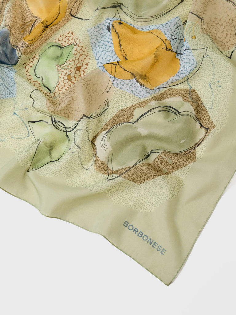 Pareo di Cotone e Seta - PAREO 150 X 150 - Borbonese