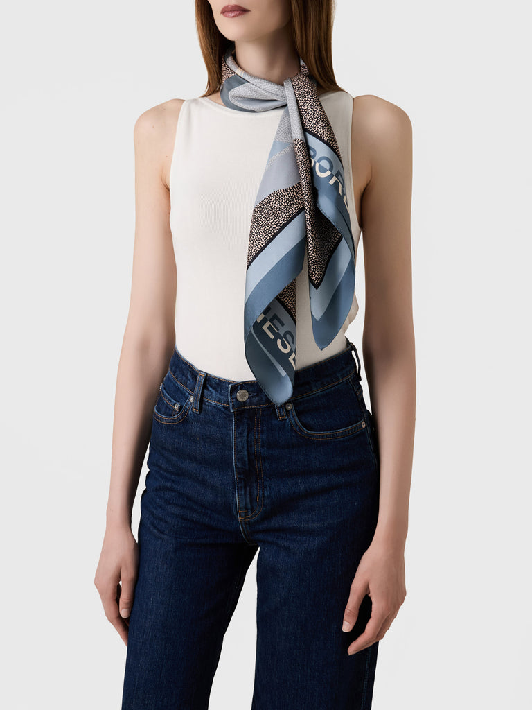Foulard di Seta   - FOULARD  90 X 90 - Borbonese