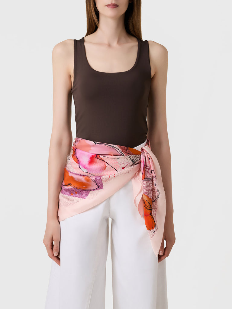 Silk Scarf - SCARF 90 X 90 - Borbonese