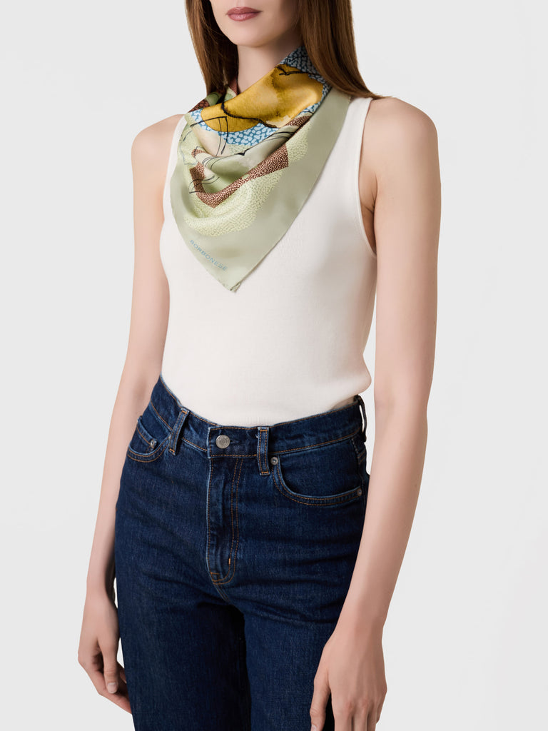 Foulard di Seta - FOULARD  90 X 90 - Borbonese