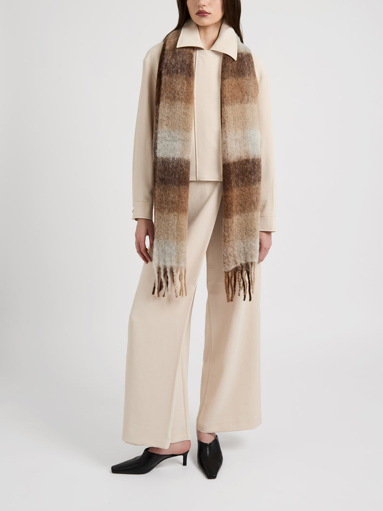 Mohair and wool blend scarf - SCARF - Borbonese