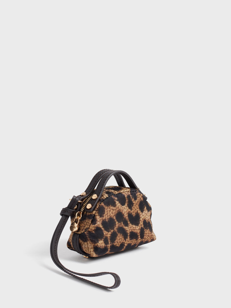 Portachiavi in tessuto stampa Op e animalier - PORTACHIAVI BAULETTO - Borbonese