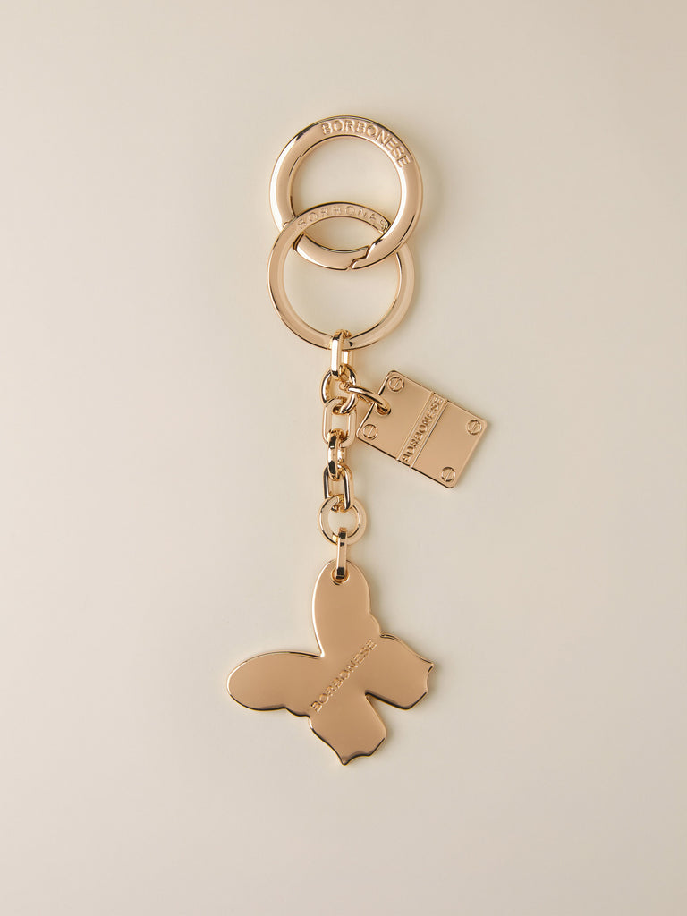 Portachiavi di Metallo e Smalto - PORTACHIAVI FARFALLA - Borbonese